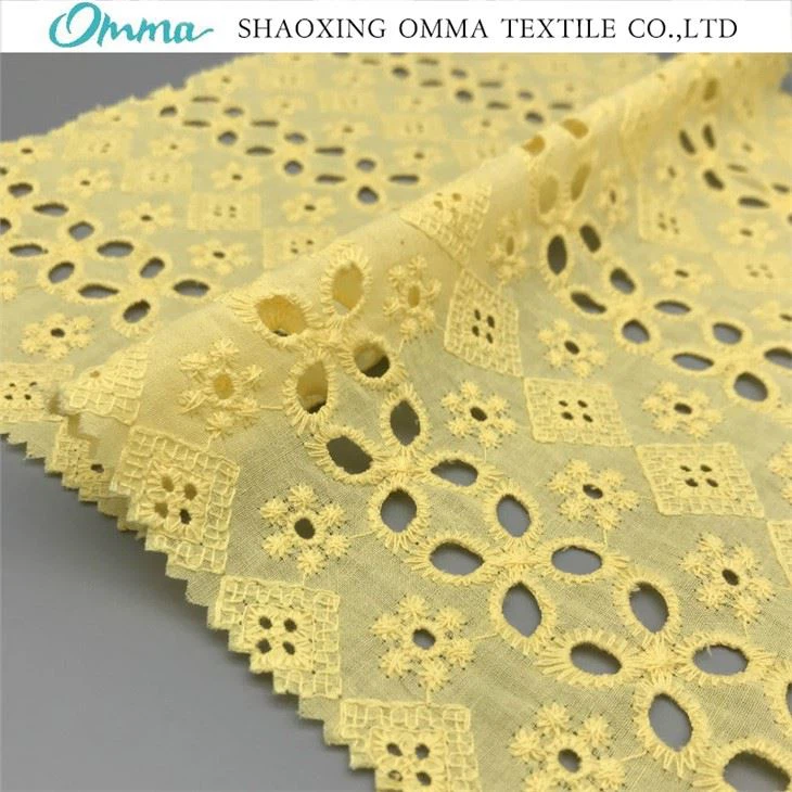 Cotton Schiffli Fabric